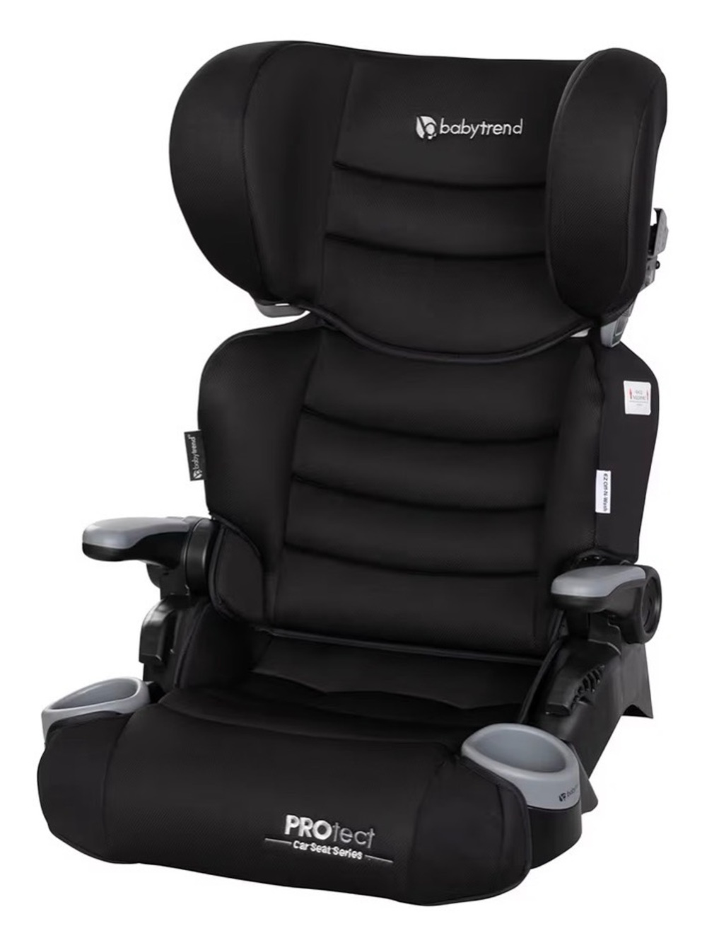 Baby Trend Foldable High Back Booster seat 2-in-1 PROtect Midnight Black